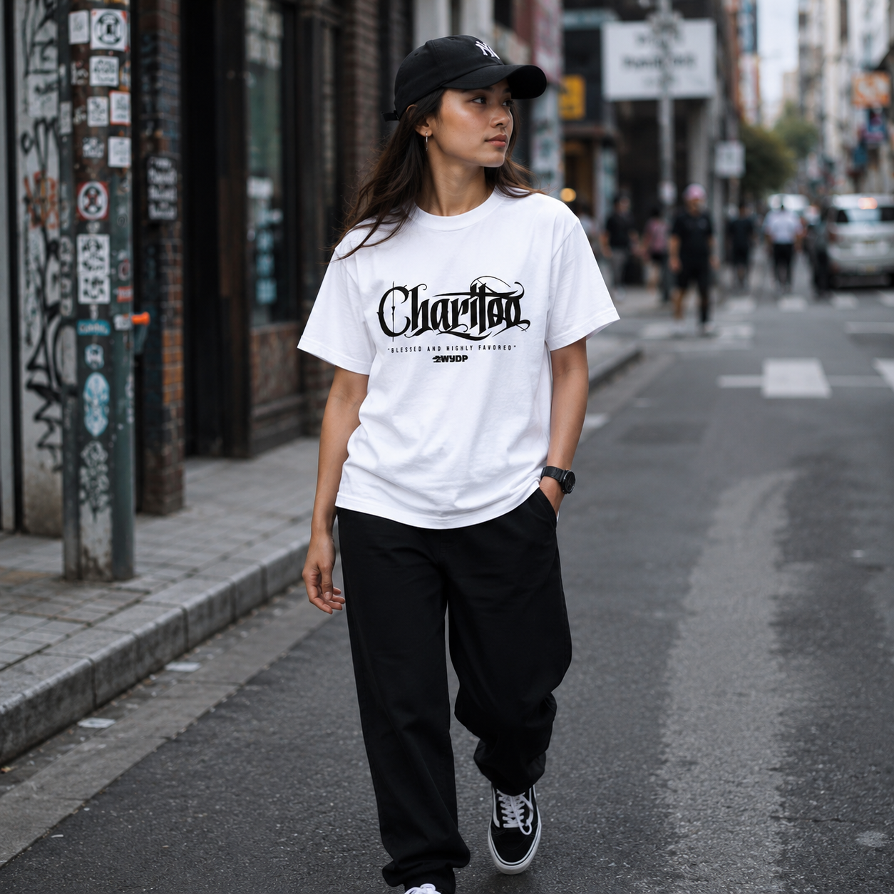 Blessed & Highly Favored Women's Christian T-Shirt | Faith Graphic Tee