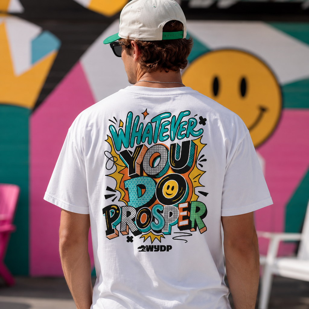 Whatever You Do Prosper Men's T-Shirt | Inspirational Graphic Tee | Motivational Streetwear