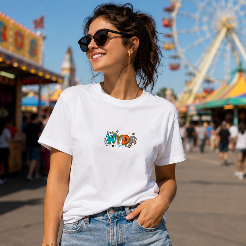 Whatever You Do Prosper T-Shirt for Women | Colorful Motivational Graphic Tee | Positive Quote Shirt