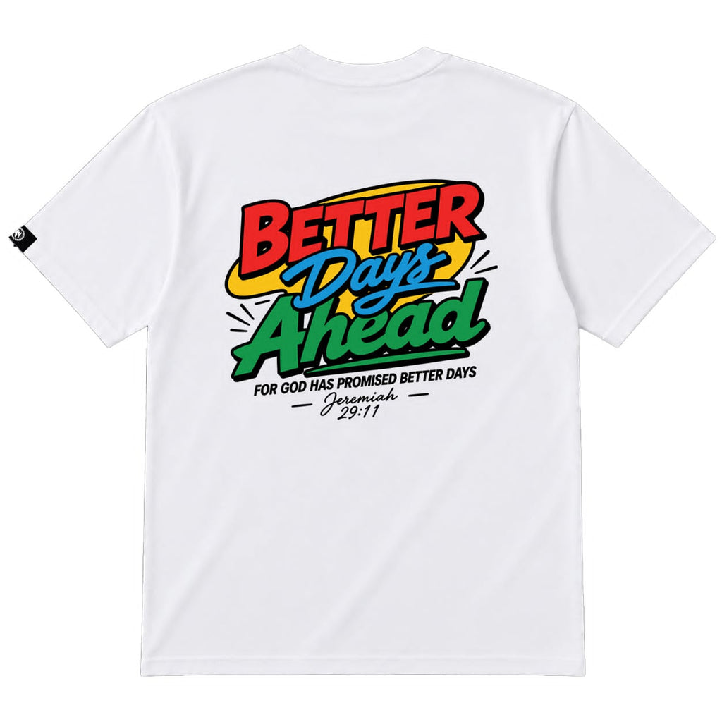 Better Days Ahead Graphic Tee for Women | Jeremiah 29:11 Retro Christian Streetwear