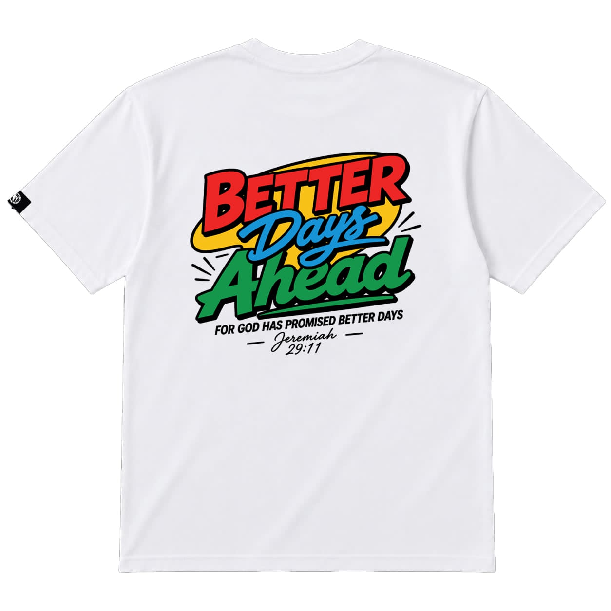 Better Days Ahead Graphic Tee for Men | Jeremiah 29:11  Retro Christian Streetwear