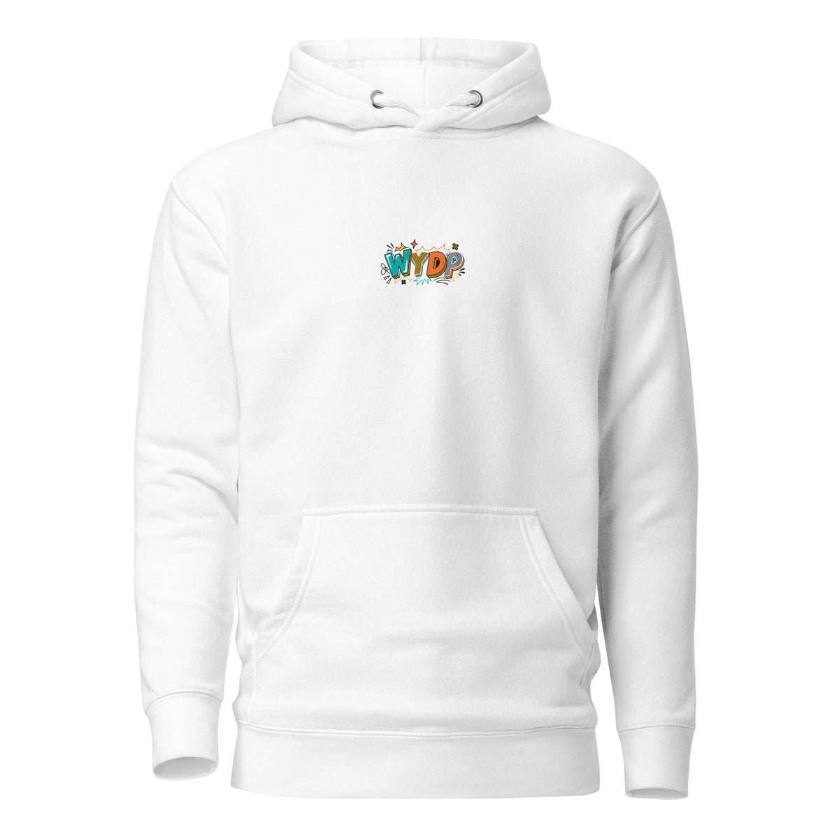 Whatever You Do Prosper Hoodie for Men | Colorful Graphic Streetwear Pullover | Gift for Him